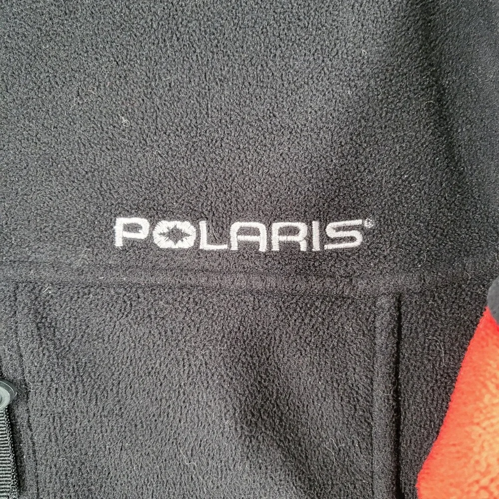 Polaris Pure‎ Fleece Jacket Men's M Black Red Full Zip Outdoor